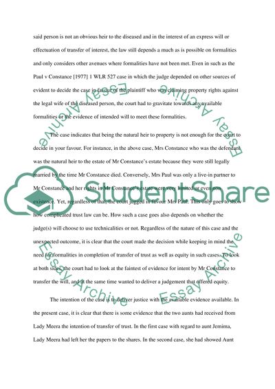 English Equity and Trust Law