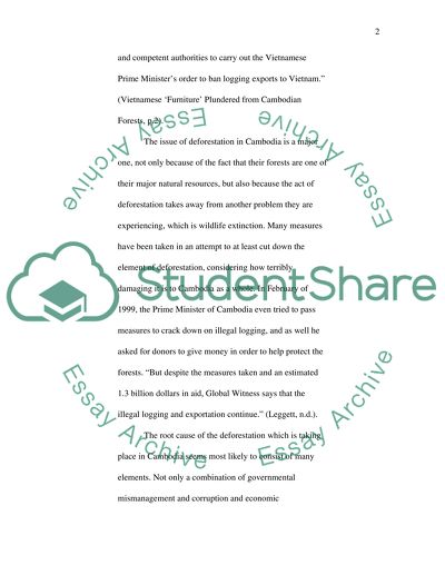 Environmental Problems in Cambodia