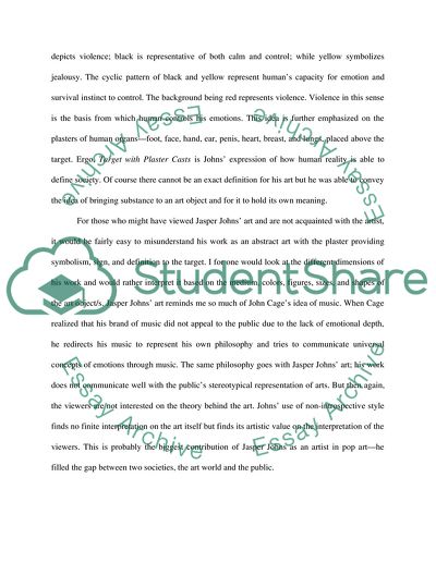 Jasper Johns Target with Plaster Casts