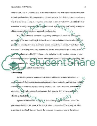 Role Of Television In Promoting Children Obesity