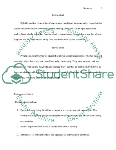 Cloud Computing and Information Systems in Business