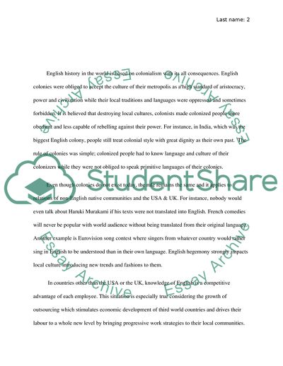 The Role of English Language in Global Communication
