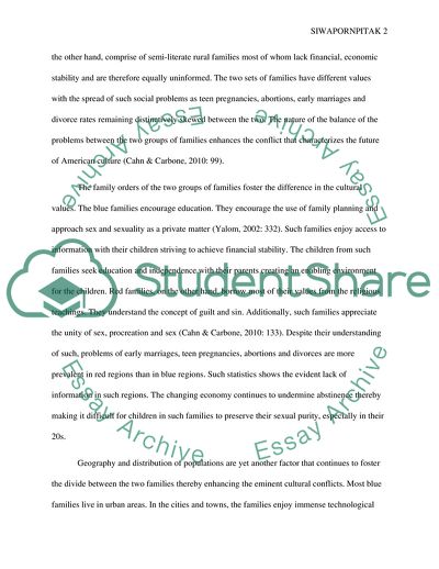 Red Families vs Blue Families by Naomi Cahn and June Carbone