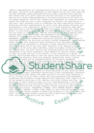 Women in Business Management