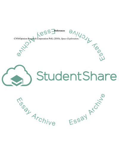 Funding for the Nasa space exploration