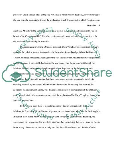 Australian Migration Law: Irina Boldova