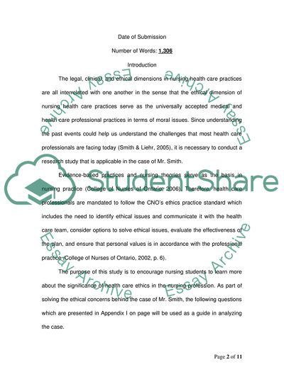 Phenomenological Perspective Integrated in the Nursing Practice