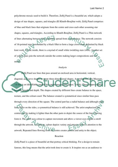 Art Analysis: Zellij Panel