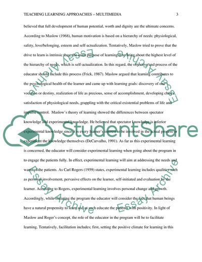 The Humanistic Learning Theory into Education Type II Diabetes