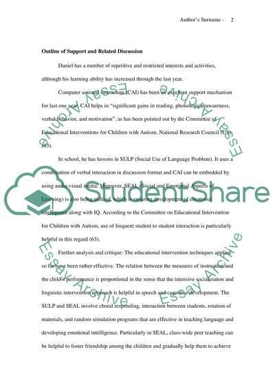 How a Student with ASD Could Use Media