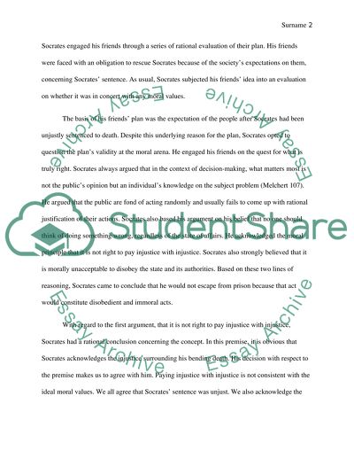 Socrates Blended His Philosophical Thinking into Politics