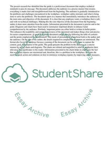 OSHA Guide Rhetorical Analysis