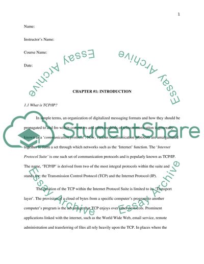 TCP/IP Security Threats and Attack Methods