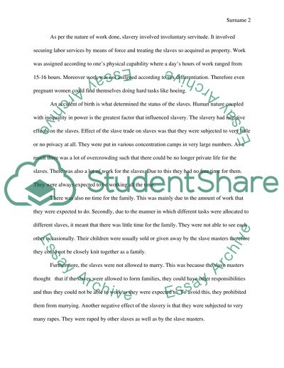 African American history assessing the antebellum slavery