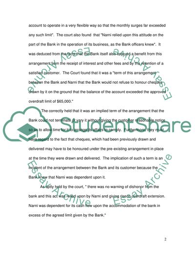 Narni Pty Ltd - Bank Law