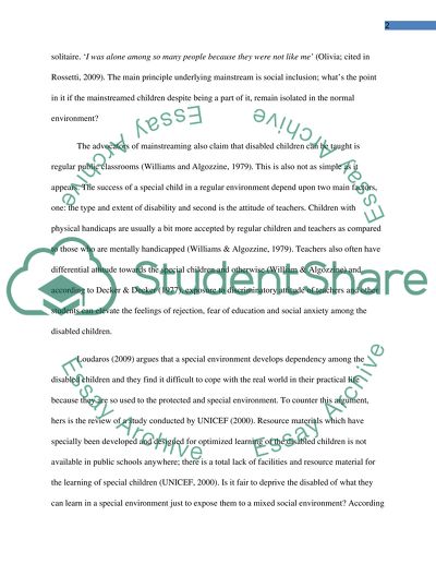 Role of teacher in dealing students with special needs essay image