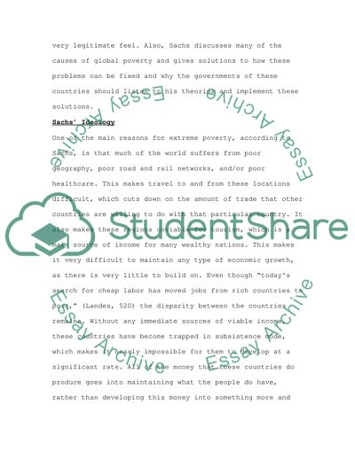 The End of Poverty by Jeffrey Sachs