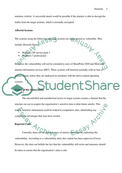 Windows Vulnerability