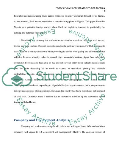 The Ford Motor Company Manufacturing Plants Across Continents