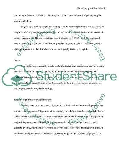 Social Acceptability of Pornography