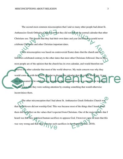 Misconceptions About Religion