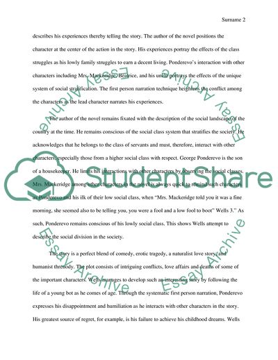 Strategic Literary Techniques in Tono-Bungay by H. G. Wells