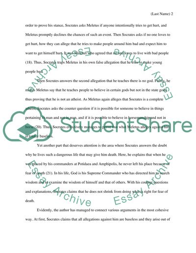 The Trial of Socrates