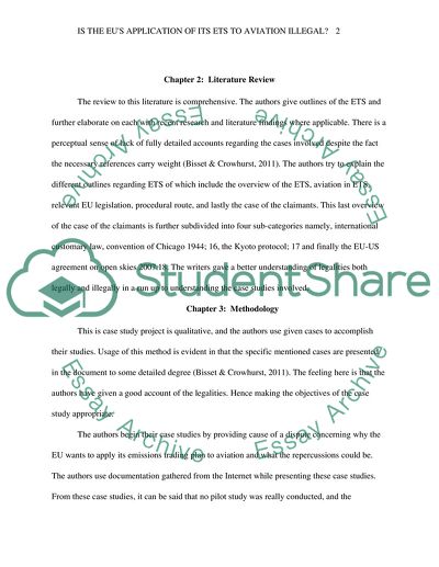 Is the EUs Application of Its Emissions Trading Scheme to Aviation Illegal