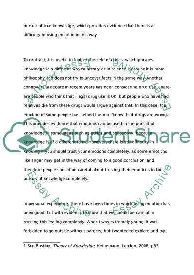 When to Trust Our Emotions in the Pursuit of Knowledge