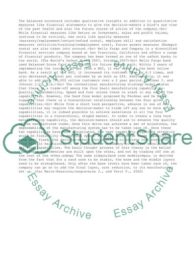 Issues Relating to Operations In a Global Context