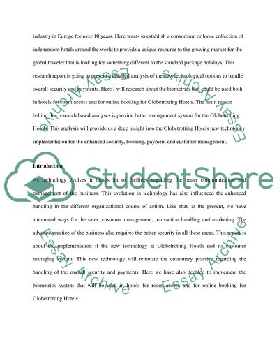 Globetrotting Hotels Security Management