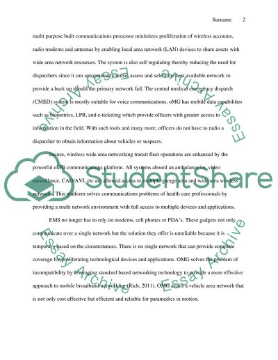 Emergency Medical Services Ambulances