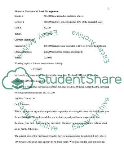 Financial Markets and Bank Management