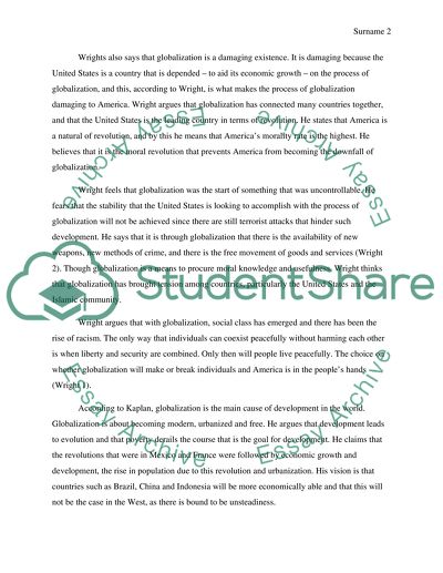 Globalization and Morality