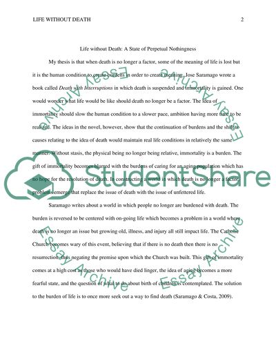 Life without Death: A State of Perpetual Nothingness