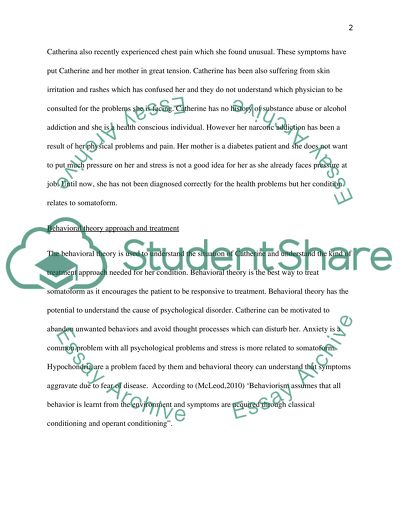 Case Study - Somatoform