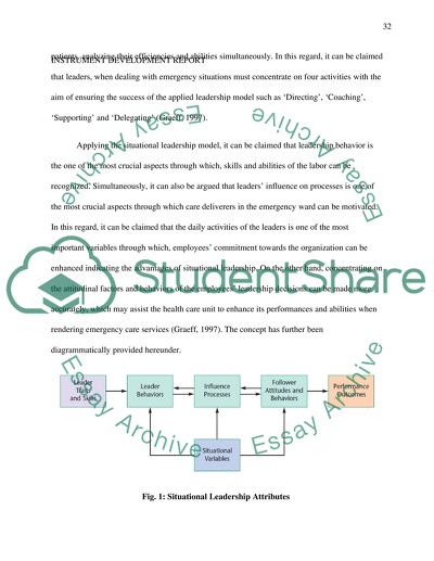 The Situational Leadership