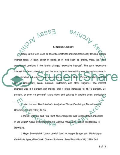 Was the Usury Prohibition an Insurmountable Obstacle to the Development of Commerce and Finance