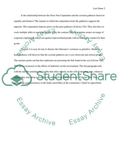 The Tribe with Its Eyes on the Sky by Calvino