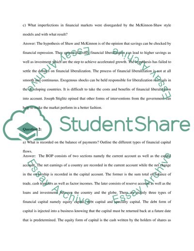 Capital Adequacy, Financial Repression and Financial Liberalisation