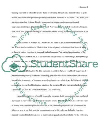 Jesus in the Gospel of Paul