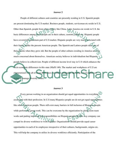 Hispanic Diversity and Its Role