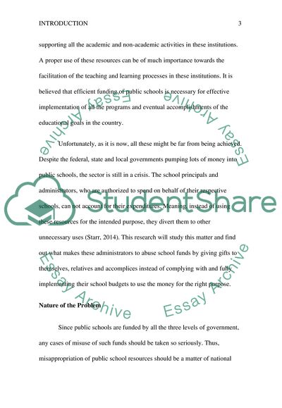 Financial Mismanagement in Public Schools in America