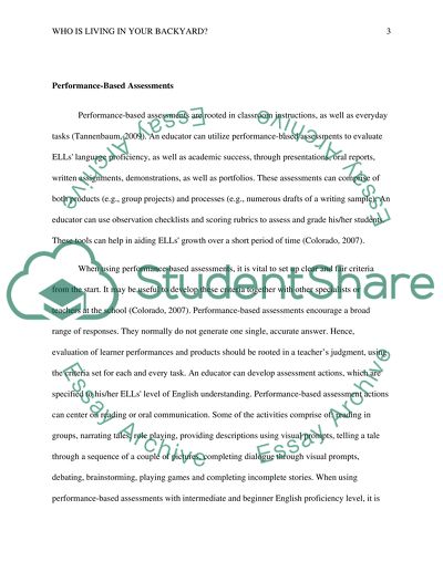 Performance-Based, Portfolio, Nonverbal Assessment Strategies