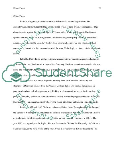 Comparing Leadership Styles - Claire Fagin