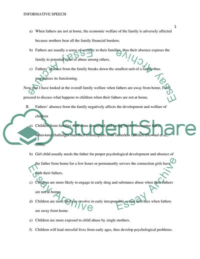 Fathers and Their Families