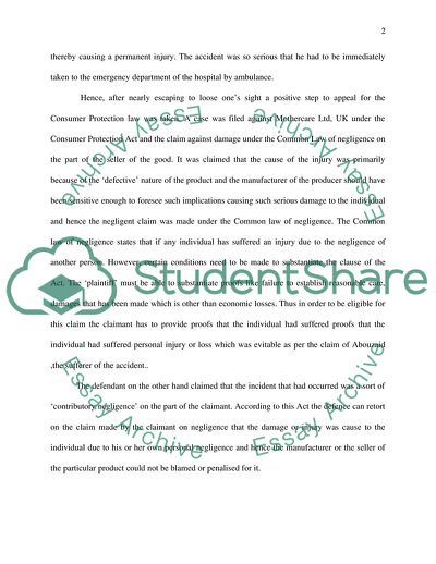 Law 2050 Consumers and the Law