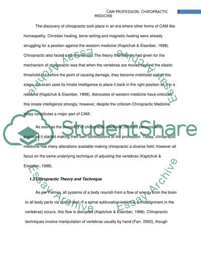 Chiropractic Medicine