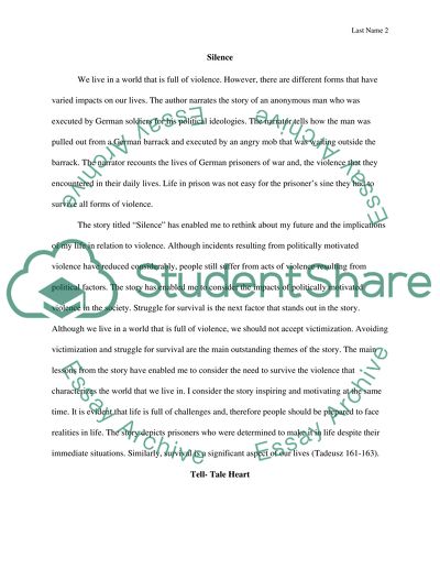 The Wasteland, Tell-Tale Heart