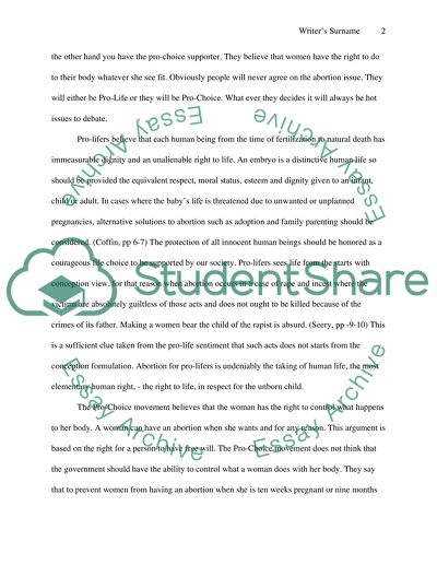 Abortion Ethical Issue